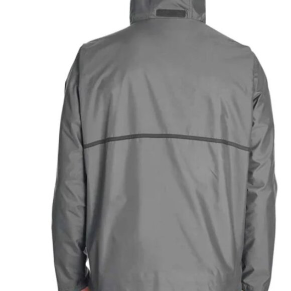 Team365 Unisex Conquest Mesh Lining Jacket – Grey, Lightweight & Waterproof - Picture 2 of 6